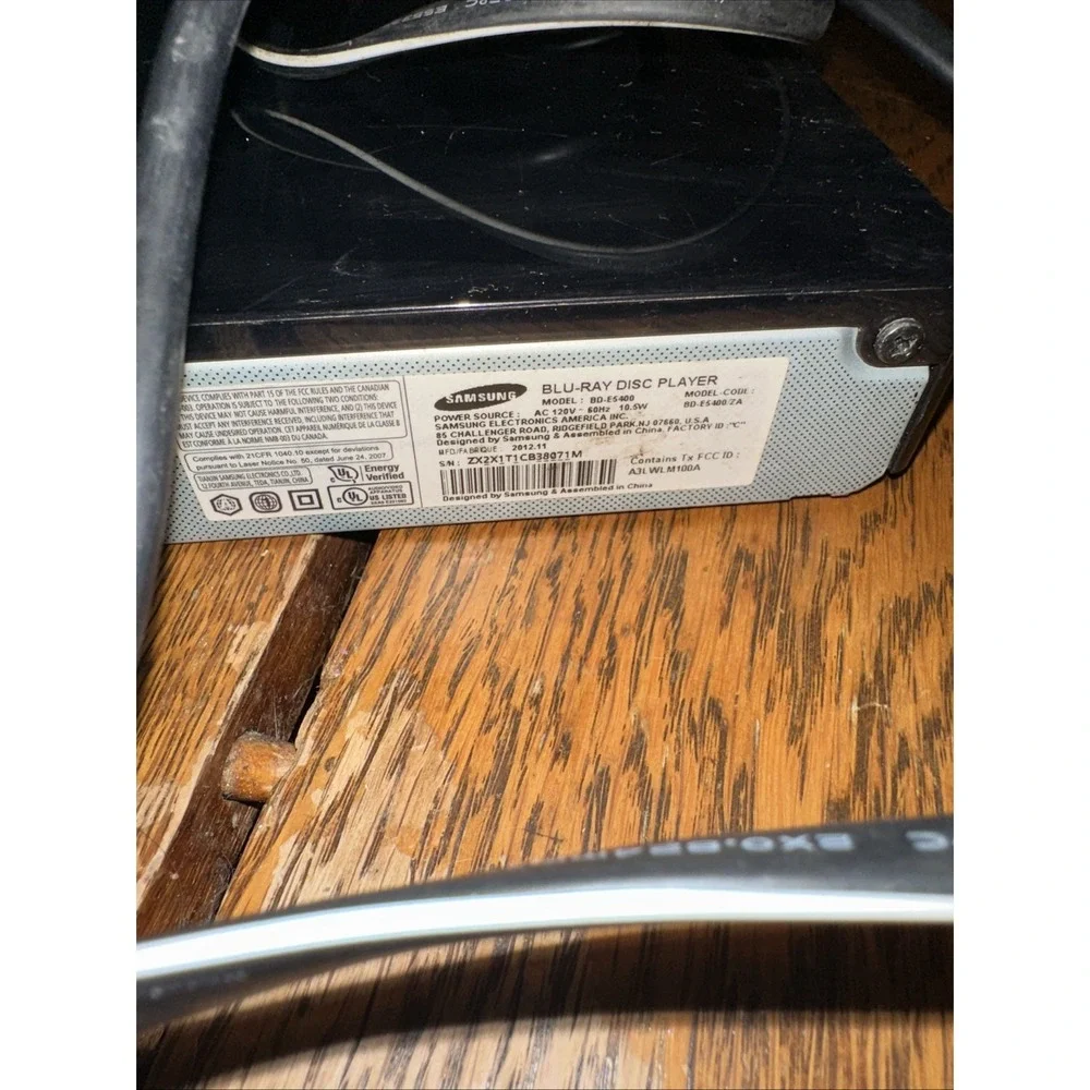 Samsung BD-H5100 Blu-Ray Player - Built-in Wi-Fi - TESTED